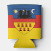 Rafraîchisseur Pour Canette Drapeau de Transylvanie (Dos)