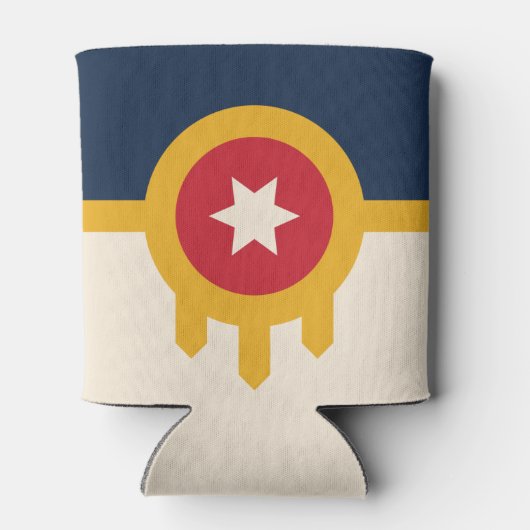 Rafraîchisseur Pour Canette Drapeau de Tulsa, Oklahoma (Dos)