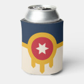Rafraîchisseur Pour Canette Drapeau de Tulsa, Oklahoma (Can Dos)