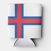 Rafraîchisseur Pour Canette Drapeau des îles Féroé (Devant)