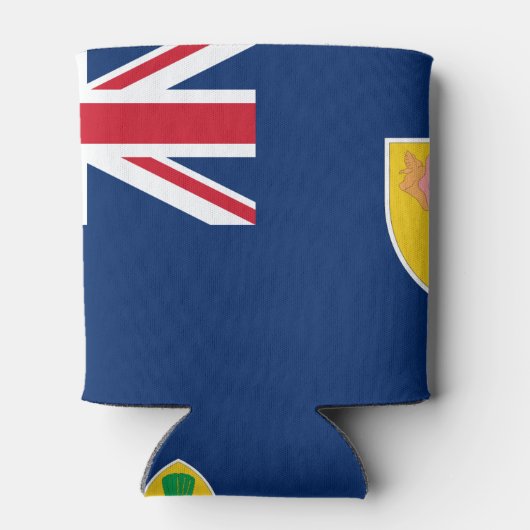Rafraîchisseur Pour Canette drapeau des îles turques et caicos (Dos)