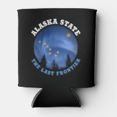 RAFRAÎCHISSEUR POUR CANETTE DRAPEAU D'ÉTAT D'ALASKA (Devant)