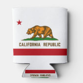 Rafraîchisseur Pour Canette Drapeau d'État de Californie (Dos)
