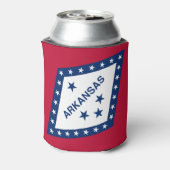Rafraîchisseur Pour Canette Drapeau d'État de l'Arkansas (Can Dos)