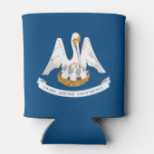 Rafraîchisseur Pour Canette Drapeau d'État de Louisiane (Dos)