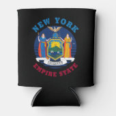 RAFRAÎCHISSEUR  POUR CANETTE DRAPEAU D'ÉTAT DE NEW YORK (Devant)