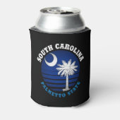 RAFRAÎCHISSEUR  POUR CANETTE DRAPEAU D'ÉTAT DE PALMETTO DE CAROLINE SUD (Can Dos)