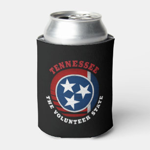 RAFRAÎCHISSEUR POUR CANETTE DRAPEAU D'ÉTAT DE VOLONTAIRE TENNESSEE