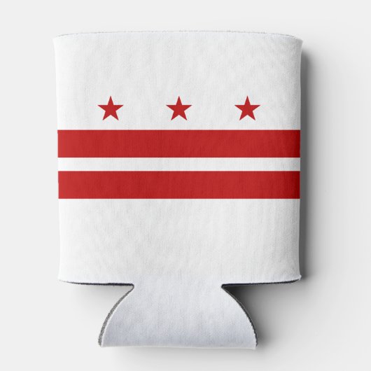 Rafraîchisseur Pour Canette Drapeau d'État de Washington DC (Dos)