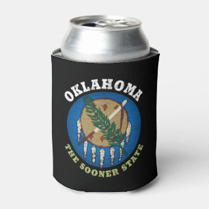 RAFRAÎCHISSEUR POUR CANETTE DRAPEAU D'ÉTAT D'OKLAHOMA