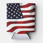 RAFRAÎCHISSEUR  POUR CANETTE DRAPEAU D'ÉTOILES ET STRIPES (Devant)