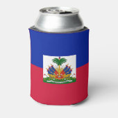Rafraîchisseur Pour Canette Drapeau d'Haïti (Can Dos)