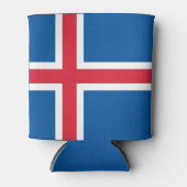 Rafraîchisseur Pour Canette Drapeau d'Islande (Devant)