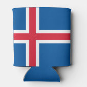 Rafraîchisseur Pour Canette Drapeau d'Islande (Dos)