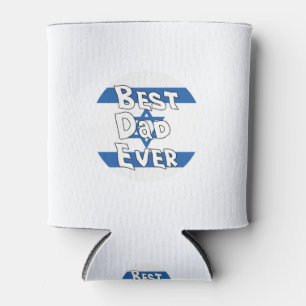Rafraîchisseur Pour Canette Drapeau d'Israël pour papa