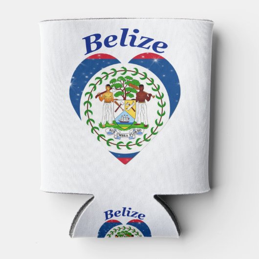Rafraîchisseur Pour Canette Drapeau du Belize (Devant)