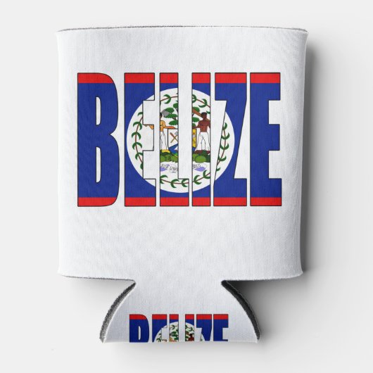 Rafraîchisseur Pour Canette Drapeau du Belize (Devant)