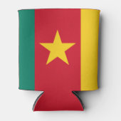Rafraîchisseur Pour Canette Drapeau du Cameroun (Devant)