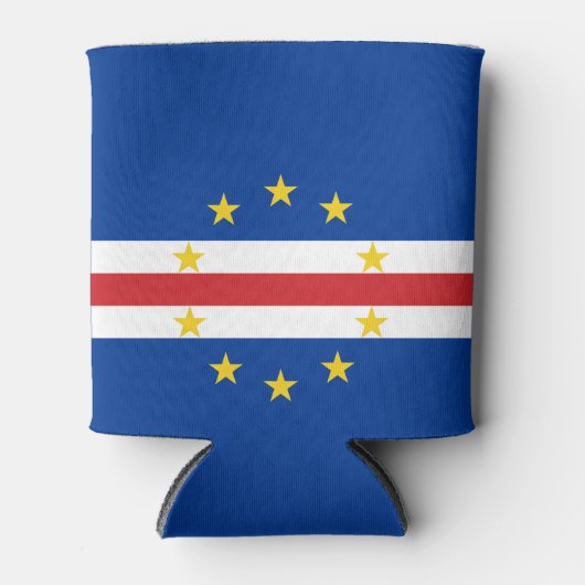 Rafraîchisseur Pour Canette Drapeau du Cap-Vert (Devant)