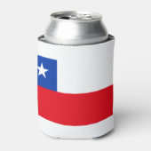 Rafraîchisseur Pour Canette Drapeau du Chili (Can devant)