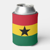 Rafraîchisseur Pour Canette Drapeau du Ghana (Can devant)