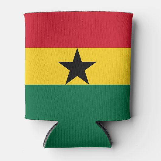 Rafraîchisseur Pour Canette Drapeau du Ghana (Devant)