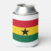 Rafraîchisseur Pour Canette Drapeau du Ghana (Can devant)