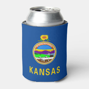 Rafraîchisseur Pour Canette Drapeau du Kansas