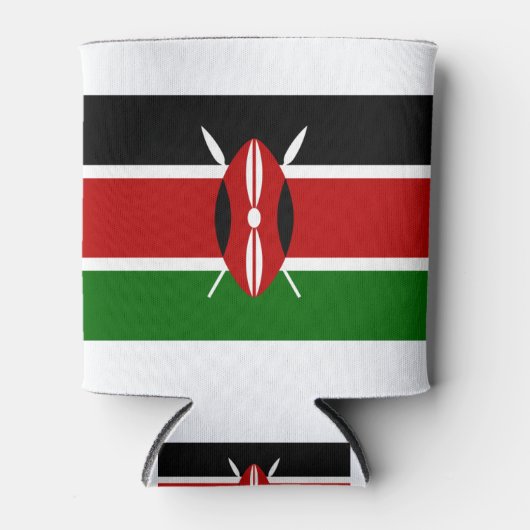 Rafraîchisseur Pour Canette Drapeau du Kenya (Devant)