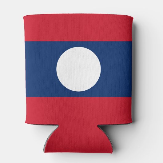 Rafraîchisseur Pour Canette Drapeau du Laos (Dos)