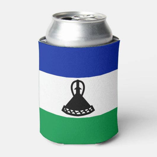Rafraîchisseur Pour Canette Drapeau du Lesotho (Can devant)