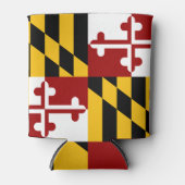 Rafraîchisseur Pour Canette Drapeau du Maryland (Devant)