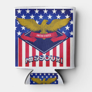 Rafraîchisseur Pour Canette Drapeau du Missouri États-Unis