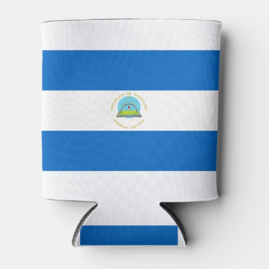 Rafraîchisseur Pour Canette Drapeau du Nicaragua (Devant)
