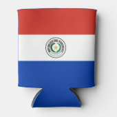 Rafraîchisseur Pour Canette Drapeau du Paraguay (Devant)