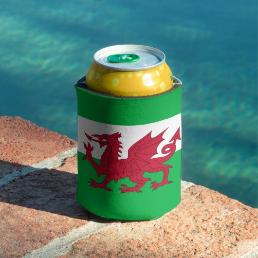 Rafraîchisseur Pour Canette Drapeau du Pays de Galles (Cymru) (Piscine in situ)