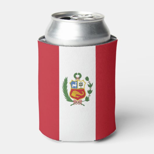 Rafraîchisseur Pour Canette Drapeau du Pérou (Can devant)