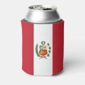 Rafraîchisseur Pour Canette Drapeau du Pérou (Can Dos)