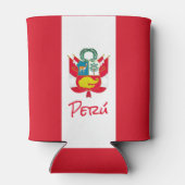 Rafraîchisseur Pour Canette Drapeau du Pérou (Dos)