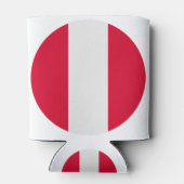 Rafraîchisseur Pour Canette Drapeau du Pérou (Dos)