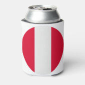 Rafraîchisseur Pour Canette Drapeau du Pérou (Can Dos)