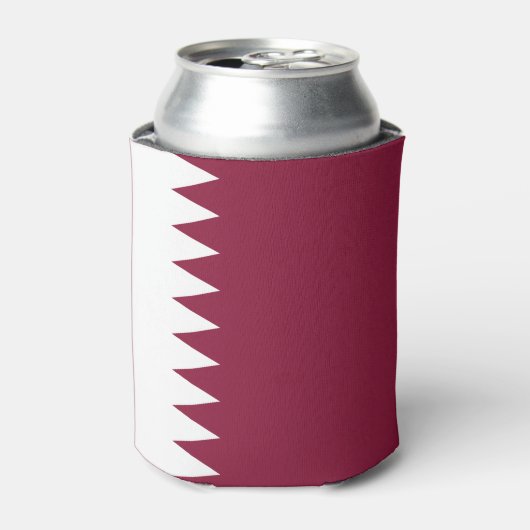 Rafraîchisseur Pour Canette Drapeau du Qatar (Can devant)