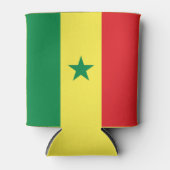Rafraîchisseur Pour Canette Drapeau du Sénégal (Devant)