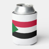 Rafraîchisseur Pour Canette Drapeau du Soudan (Can devant)