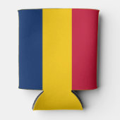 Rafraîchisseur Pour Canette Drapeau du Tchad (Devant)