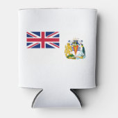 Rafraîchisseur Pour Canette Drapeau du territoire antarctique britannique (Devant)