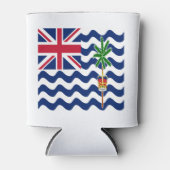 Rafraîchisseur Pour Canette Drapeau du Territoire britannique de l'océan Indie (Devant)