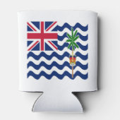 Rafraîchisseur Pour Canette Drapeau du Territoire britannique de l'océan Indie (Dos)