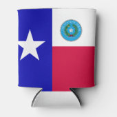 Rafraîchisseur Pour Canette Drapeau du Texas (Devant)