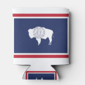 Rafraîchisseur Pour Canette Drapeau du Wyoming (Dos)